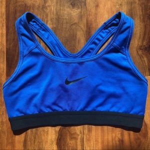 Blue Nike Sports Bra